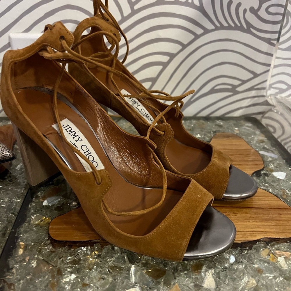 Jimmy Choo Lace Up Heels